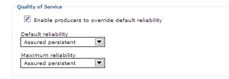 Destination QOS configuration